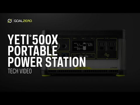Yeti 500X + Nomad 100 Solar Generator